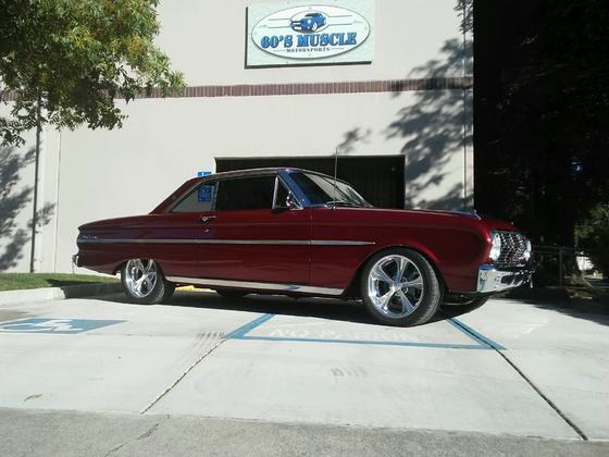 1963 Ford Falcon: The finished Falcon outside the shop