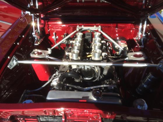 1963 Ford Falcon: Custom engine bay
